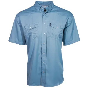 Hooey Men's Ashley Blue Short Sleeve Western Snap Shirt Outdoor Adventure