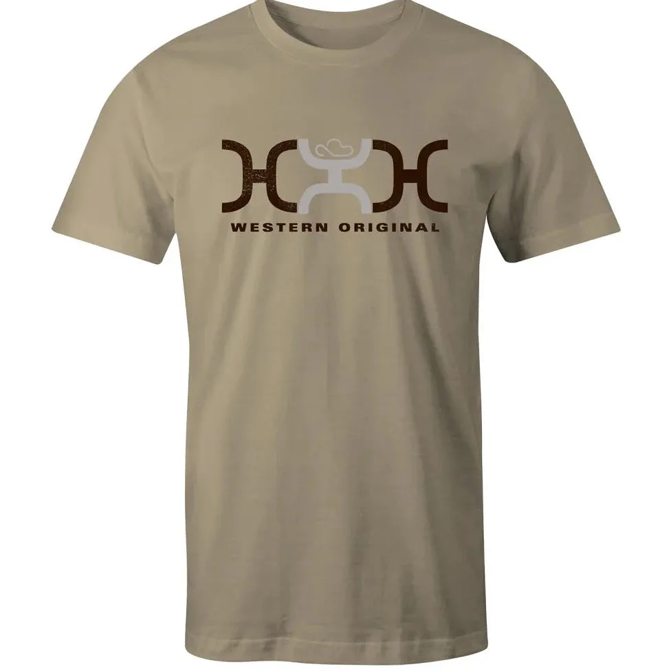 Casual Must-Have Hooey Men's Loop Logo Tee in Tan