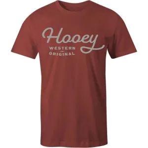 Chilly Layer Hooey Men's OG Logo Tee in Crimson