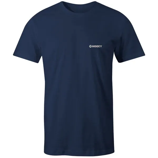 Hooey Men's Zenith Graphic Tee in Navy Simple Layer Flexible stretch
