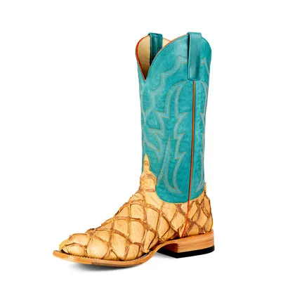 Horse Power Men's Antique Saddle Big Bass Western Boot Good elasticity