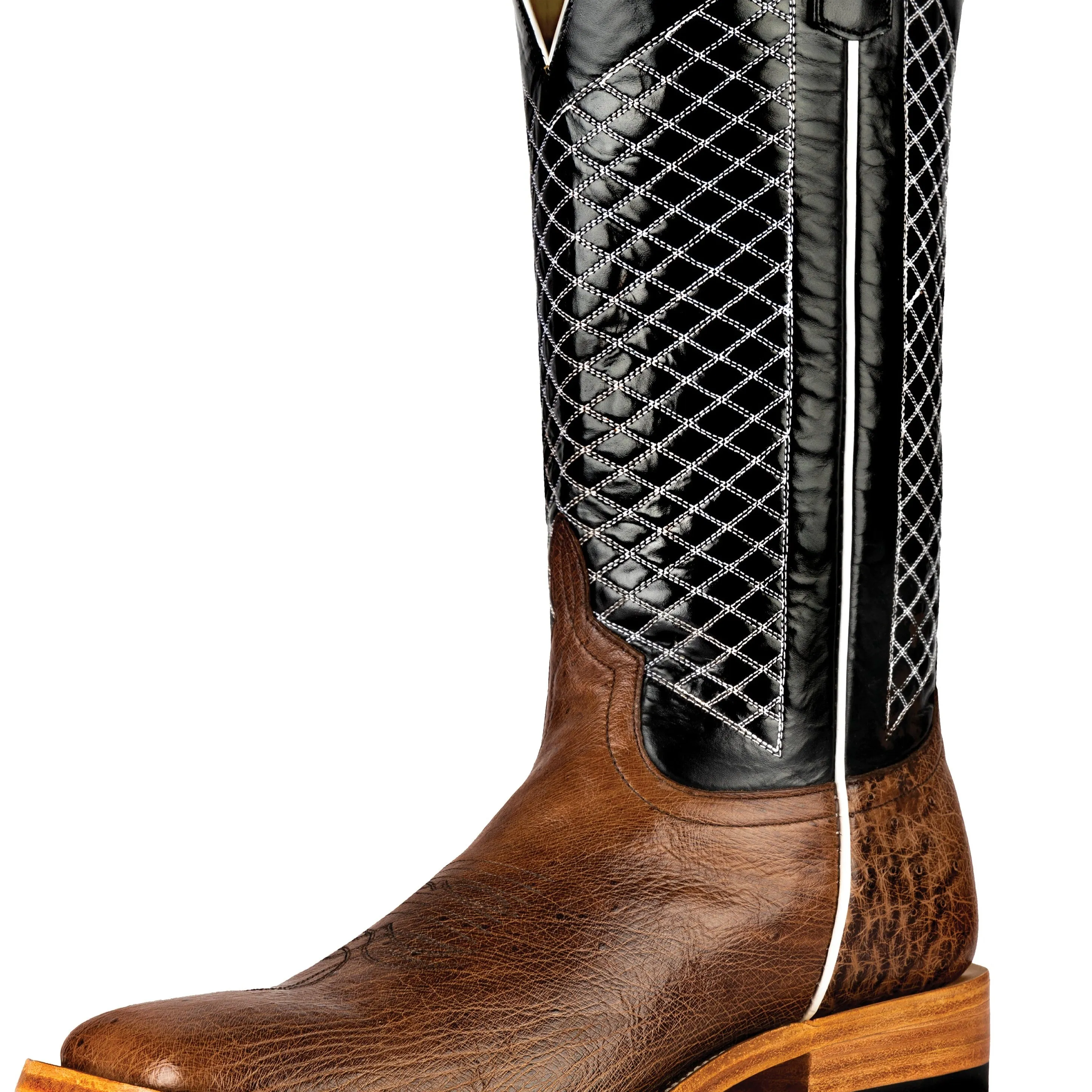 Steel Cap Horse Power Men's Kango Smooth Ostrich Boot