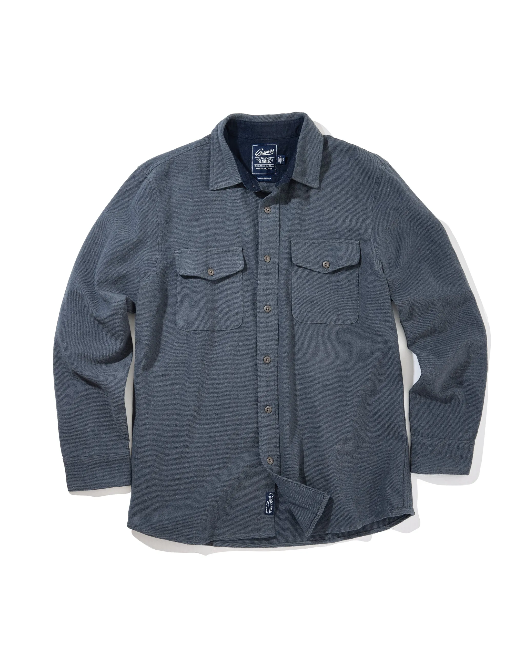 Hudson Brushed Twill Workshirt - Old Navy Stylish Layer Look