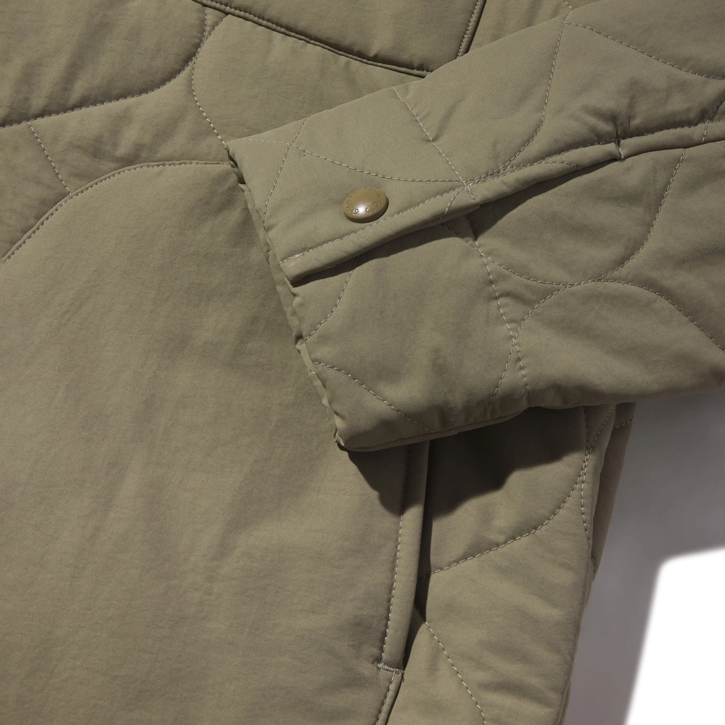 PFC Free Treatment New Daines Quilted Bomber - Dusty Olive