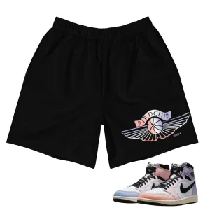 Retro 1 Skyline Wings Shorts Polyester fabric Sweat Wicking Channels