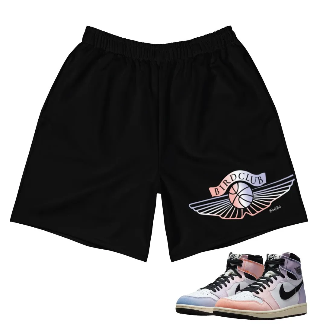 Reflective Safety Details Retro 1 Skyline Wings Shorts