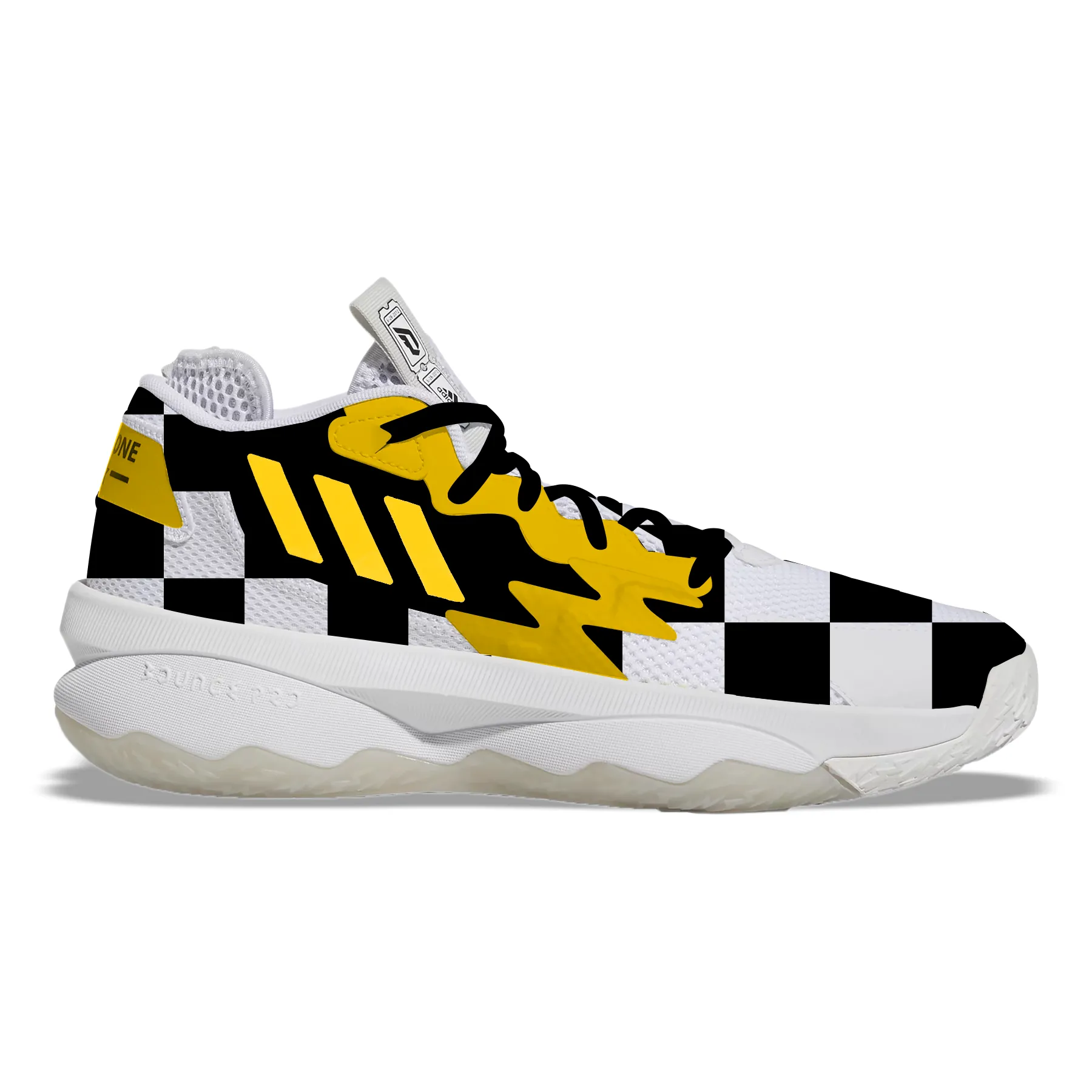 "Taxi" Adidas Dame 8 Basketball Shoes Ventilated Airflow Channels