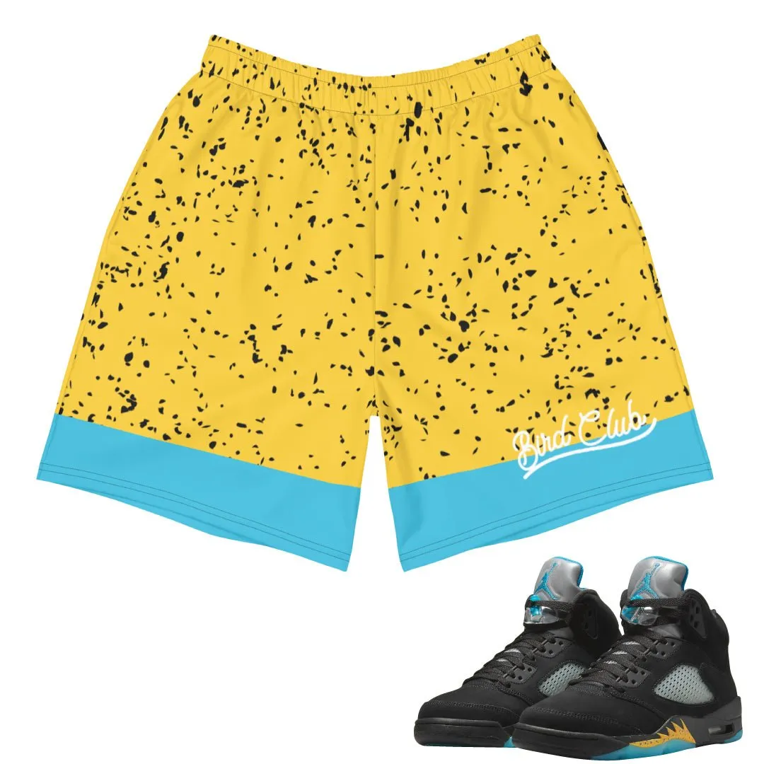 Retro 5 Aqua Shorts Running Shorts QuickReleaseBuckle