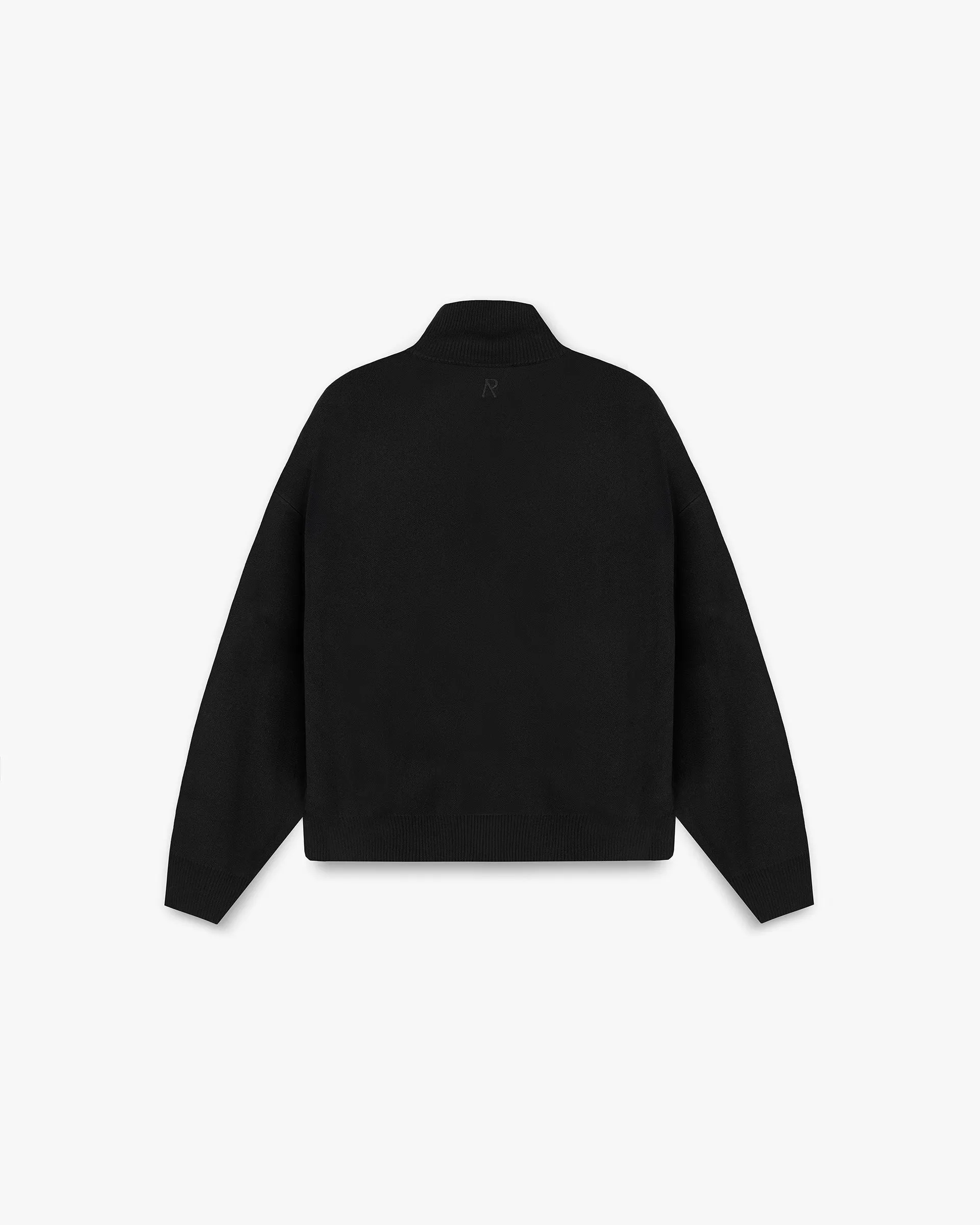 Initial Knitted Track Jacket - Jet Black Multi Look