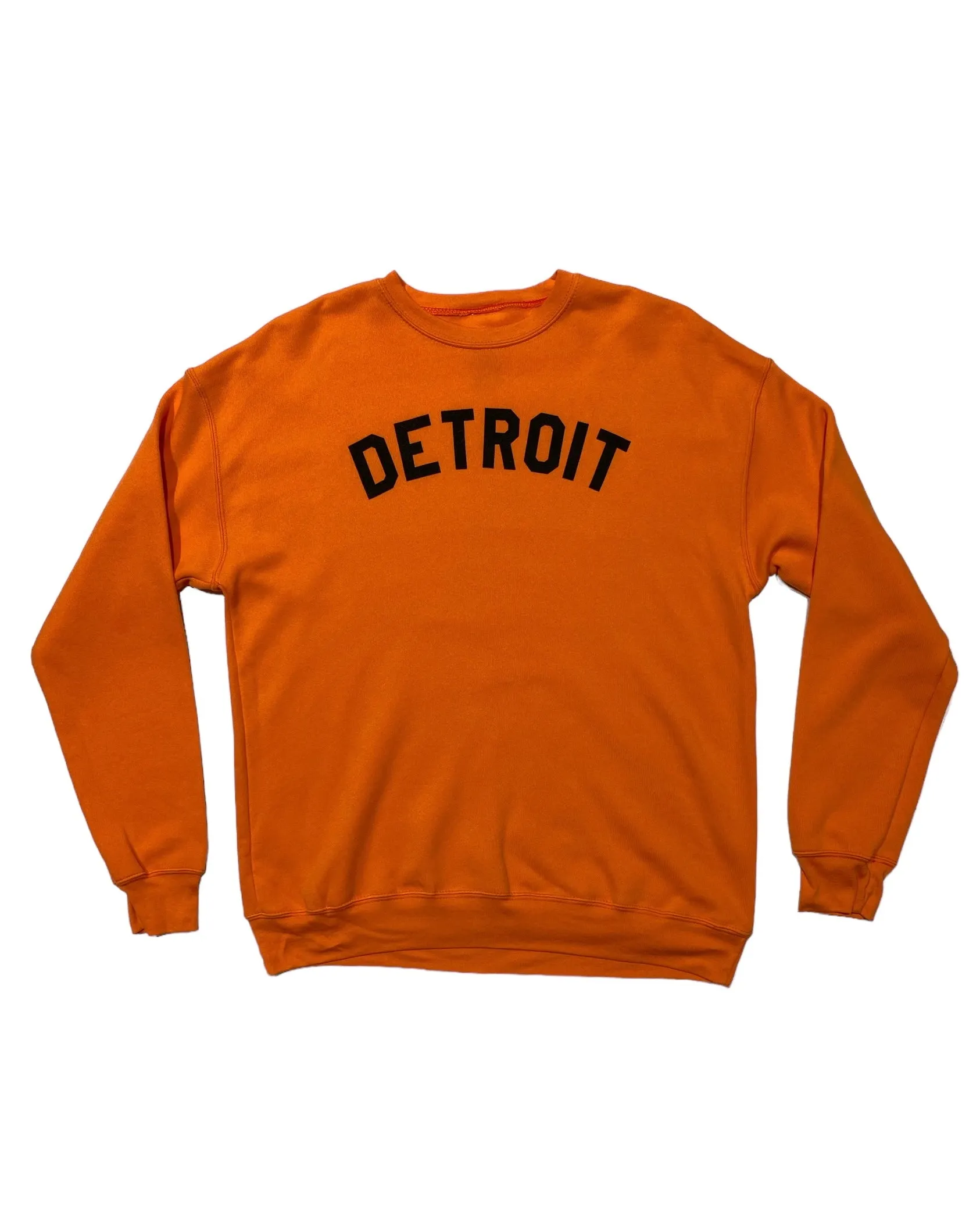Ink Detroit - Classic Crewneck Sweatshirt - Orange tie dye