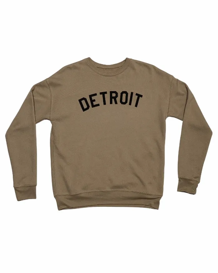 keychain accents Indoor Wear Ink Detroit - Classic Crewneck Sweatshirt - Tan