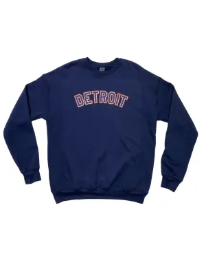 Youthful Vibe Warm Outfit Ink Detroit - Classic Detroit Baseball Sweatshirt - Available in 3 Colors
