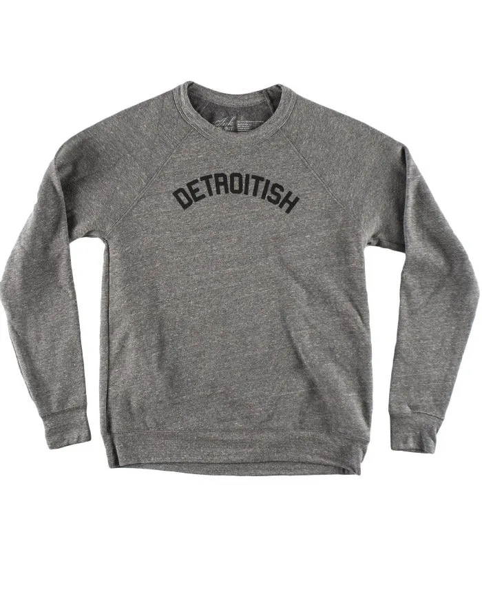 Urban Bold product combo Ink Detroit Detroitish Crewneck Sweatshirt - Heather Grey