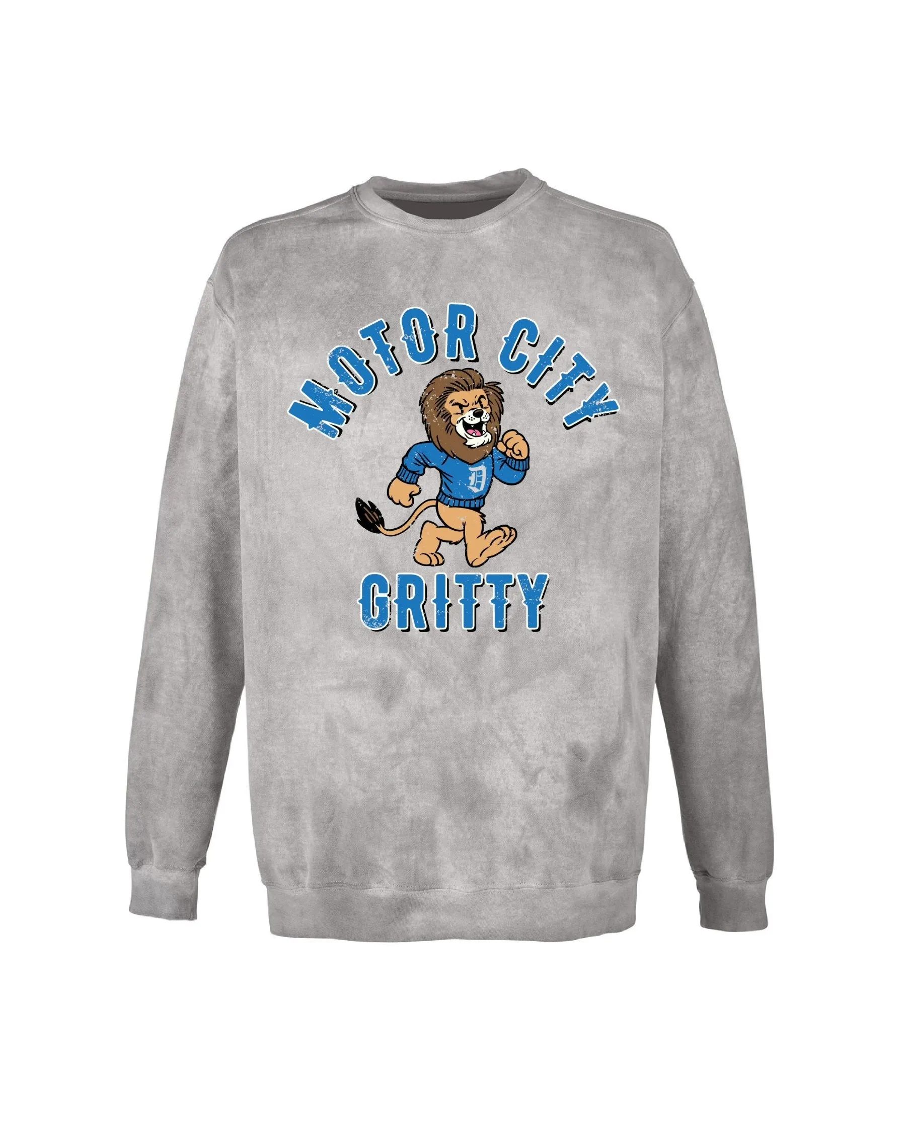 product sporty appeal Ink Detroit - Motor City Gritty Lions - Smoke Grey