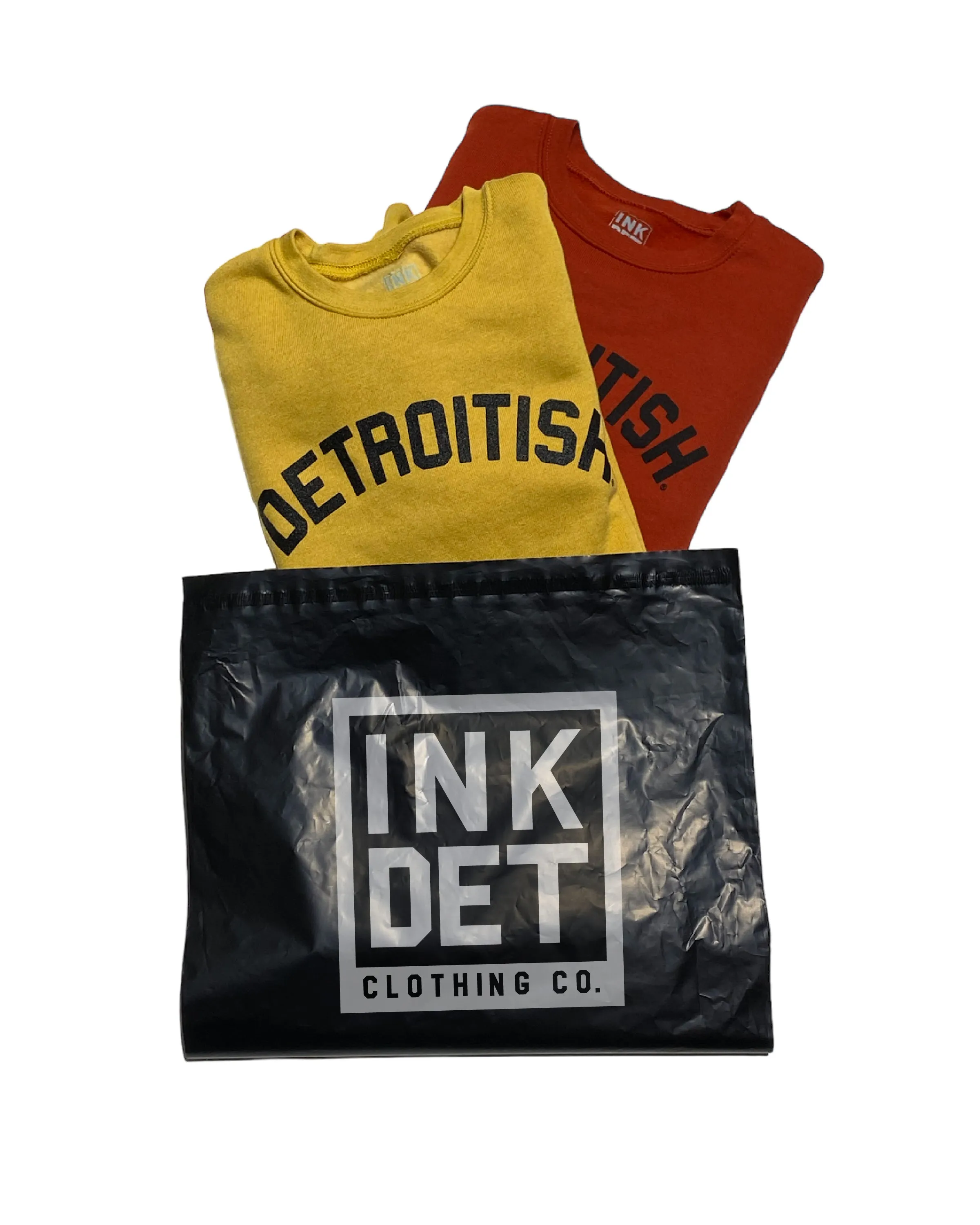 Ink Detroit Mystery Fleece Bundle Bag loop accents