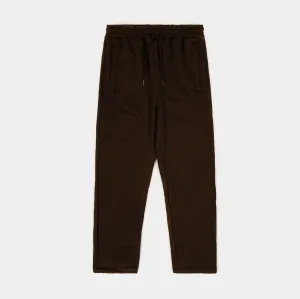 PermeableCloth Jacquard Knit Pants Mens Pants (Brown)