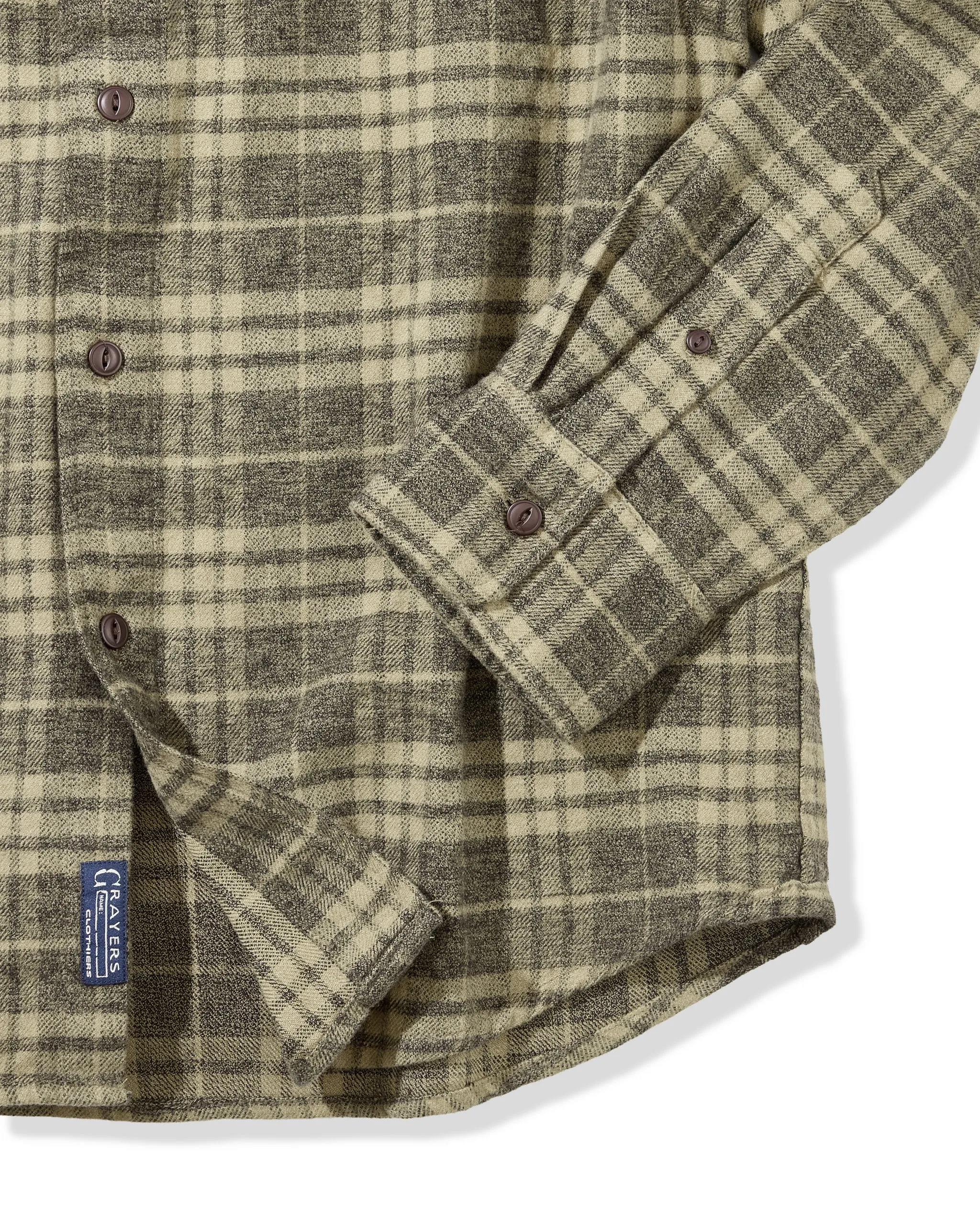 Jaspe Midweight Flannel - Agave Gray Everyday Layering Fashion Layering