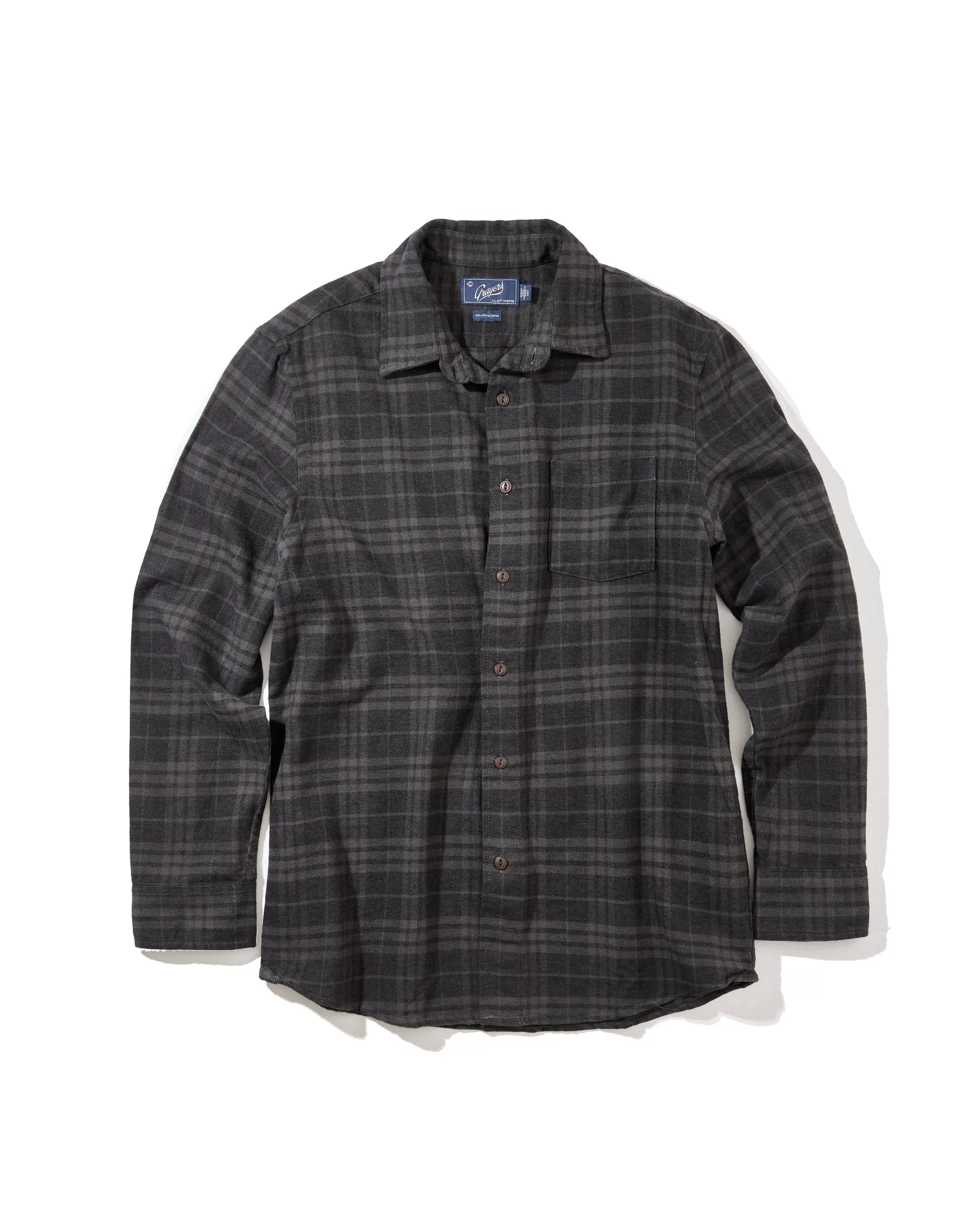 Chilly Wear Jaspe Midweight Flannel - Castle Rock