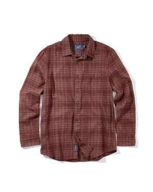 Jaspe Midweight Flannel - Root Beer Stylish Wearable