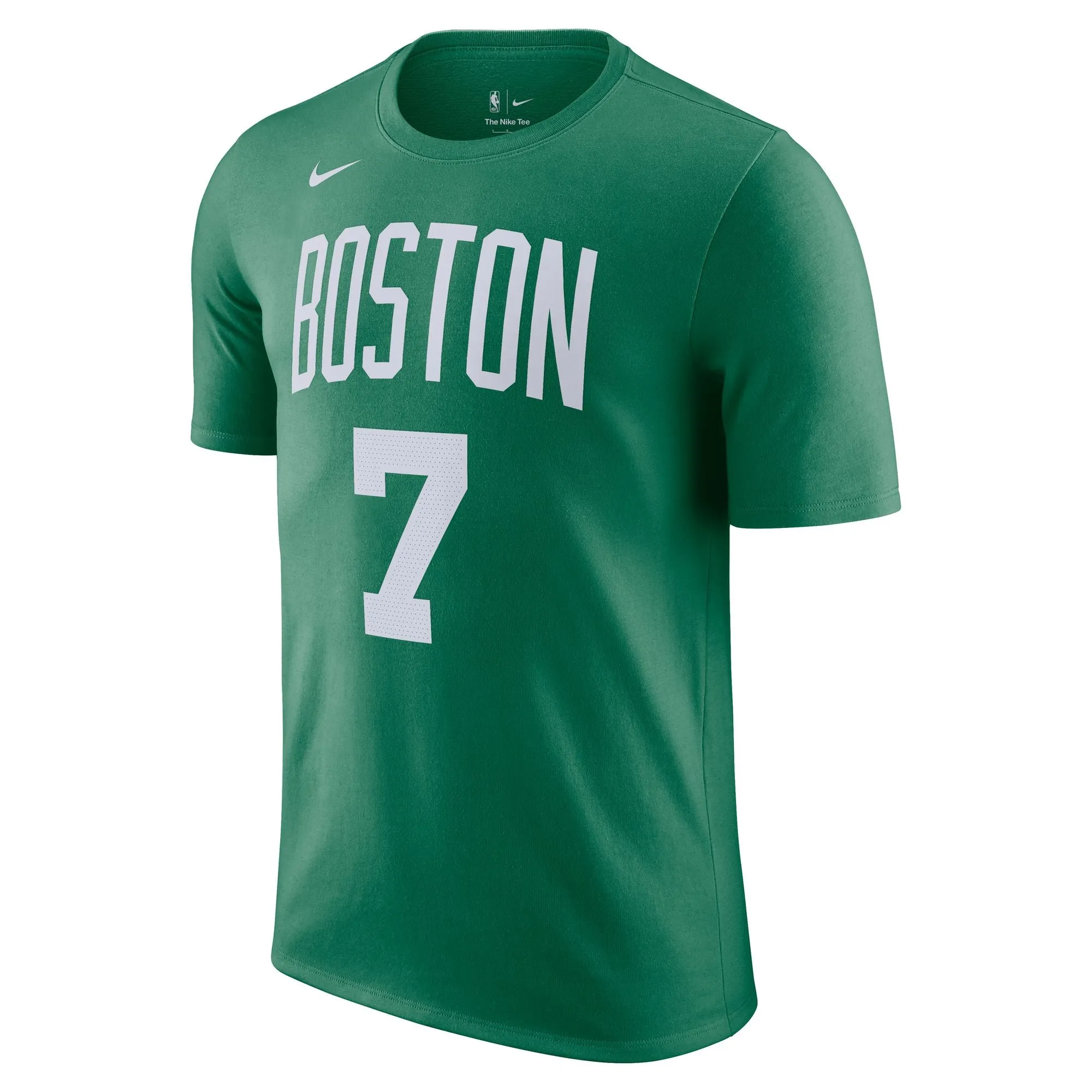 Jaylen Brown Boston Celtics Men's Nike NBA T-Shirt Reinforced Shoulder Seams Dynamic Air