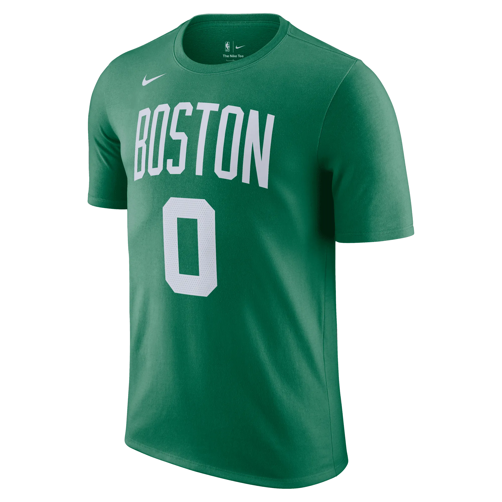 Jayson Tatum Boston Celtics Nike Icon Name and Number Tee Urban Flex Strong Fabric
