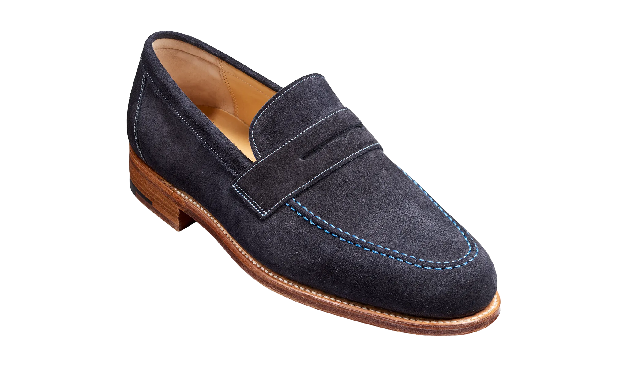 Jevington - Navy Suede Relaxed Look