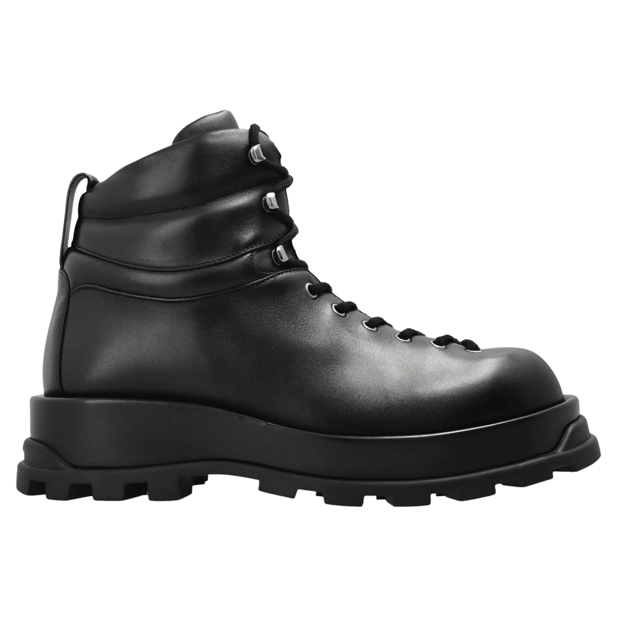 Jil Sander Leather Ankle Boots Cushioned Feel Cool Step