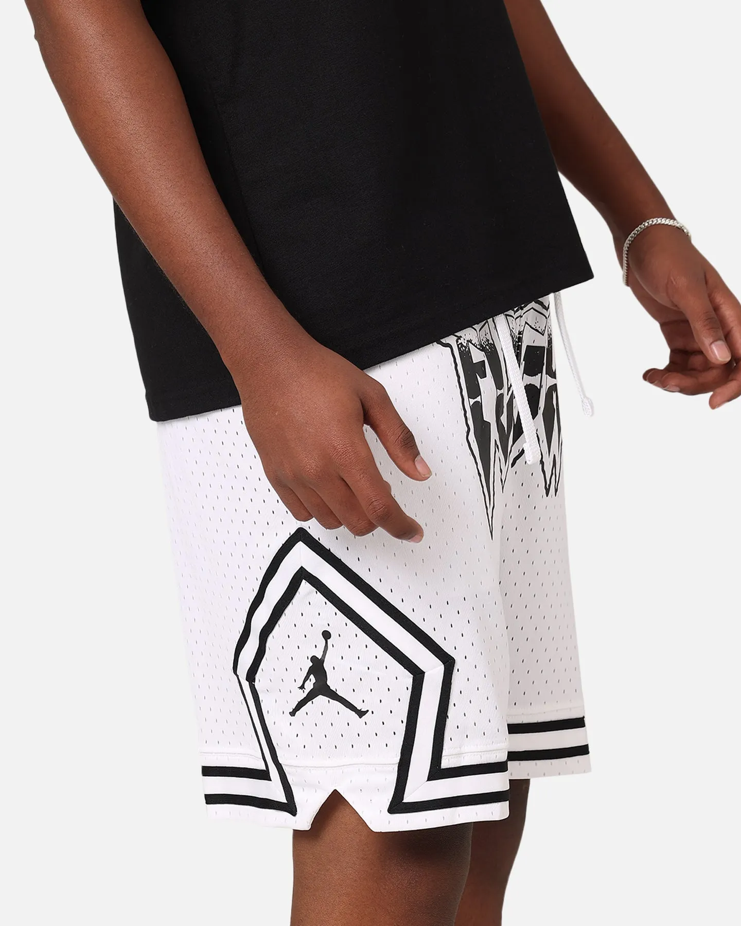romper tall size Jordan Dri-Fit Diamond Shorts White/Black
