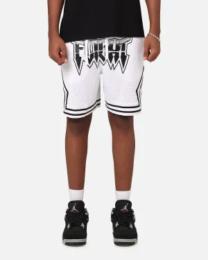 Sleek Stretch Jordan Dri-Fit Diamond Shorts White/Black