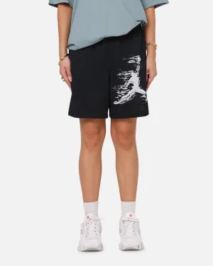 Breathable Design No Ride Up Silicone Grip Jordan Sport Dri-FIT Graphic Shorts Black