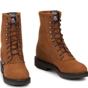 Justin Men's Original 8" Conductor Work Boot Reliable Protection