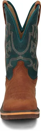 Justin Men's Resistor Nano Composite Toe Work Boot Supportive Fit anti-odor