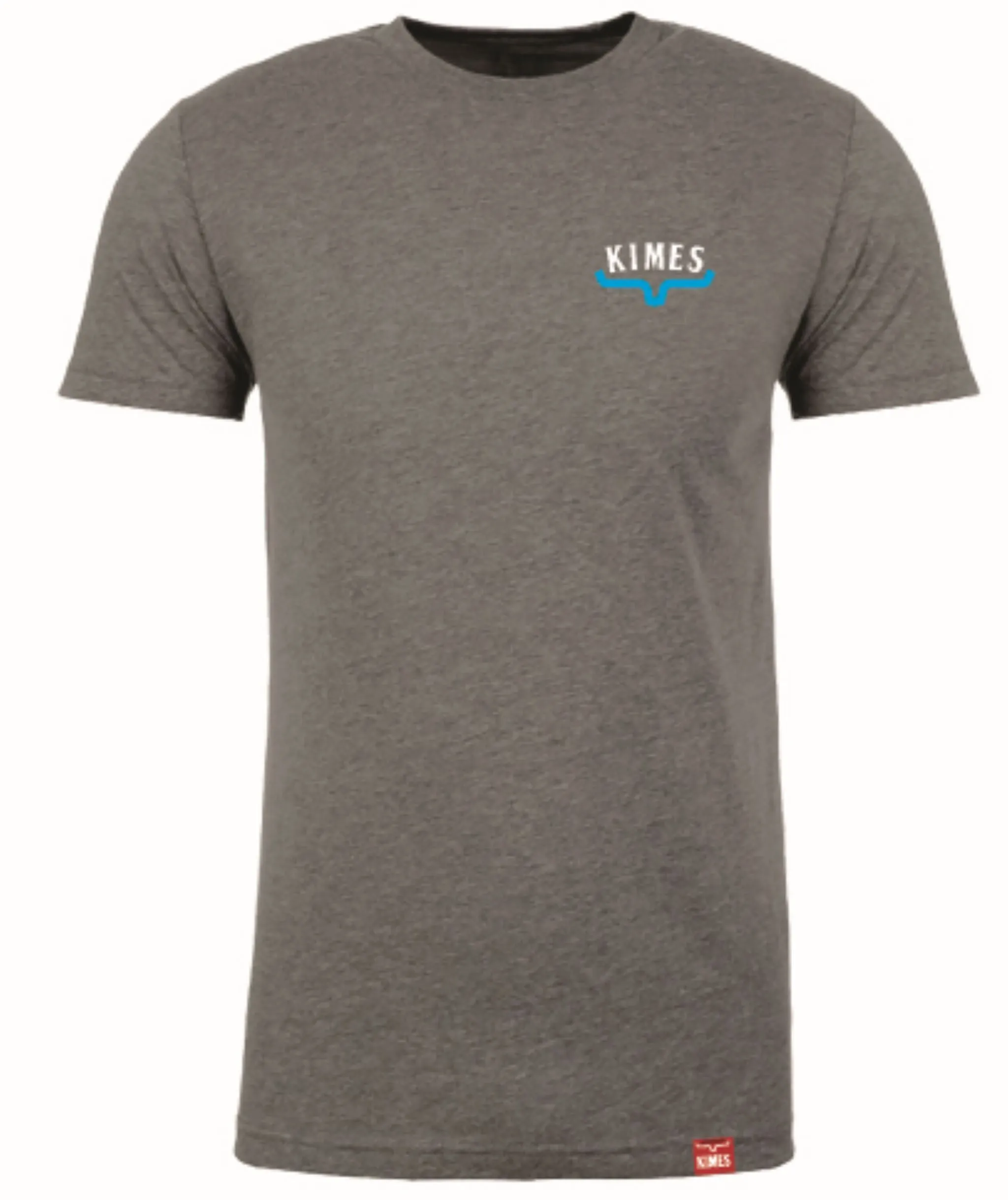 LayeredHemDetails Urban Comfort Kimes Ranch Huxton Fade T-Shirt in Dark Grey Heather