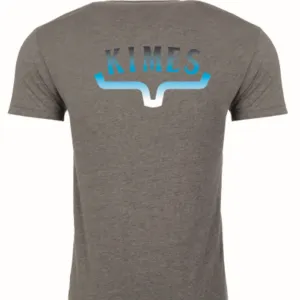 Kimes Ranch Huxton Fade T-Shirt in Dark Grey Heather sequined details OekoTexCertified