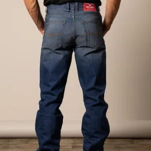 Kimes Ranch Men's Stewart Relaxed Bootcut Jean in Medium Wash Modern Silhouette Everyday Confidence