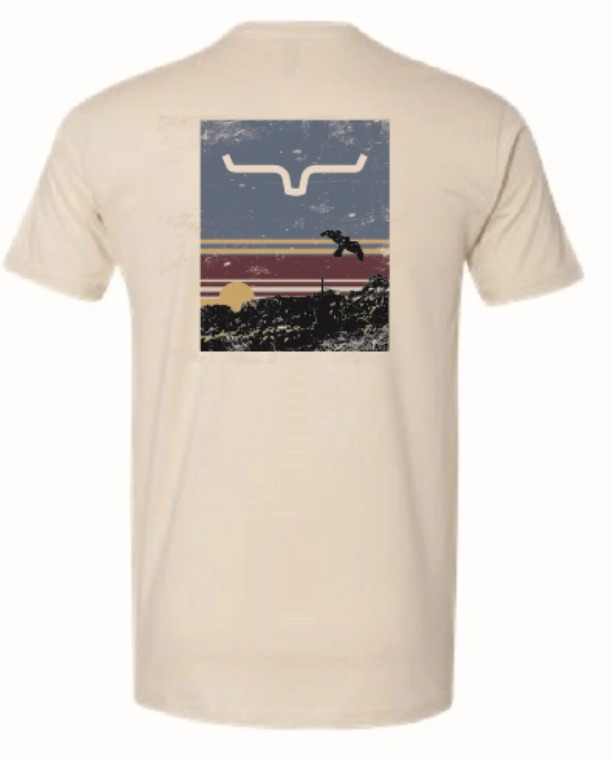 Kimes Ranch Scottsdale Sunset T-Shirt in Cream Chill Mode Outdoor Leisure