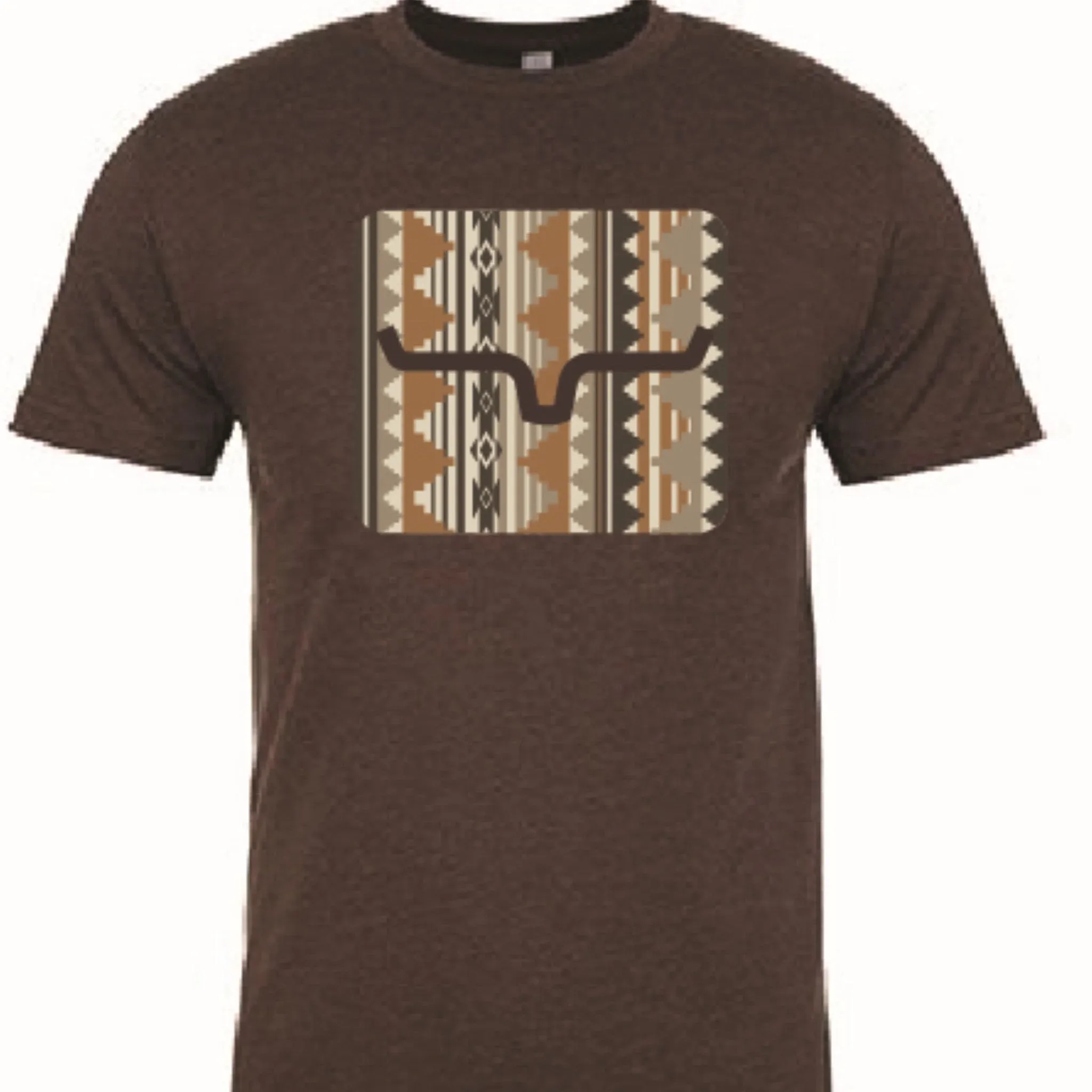 Kimes Ranch Sirocco T-Shirt in Espresso Stone Wash Process Fur combination