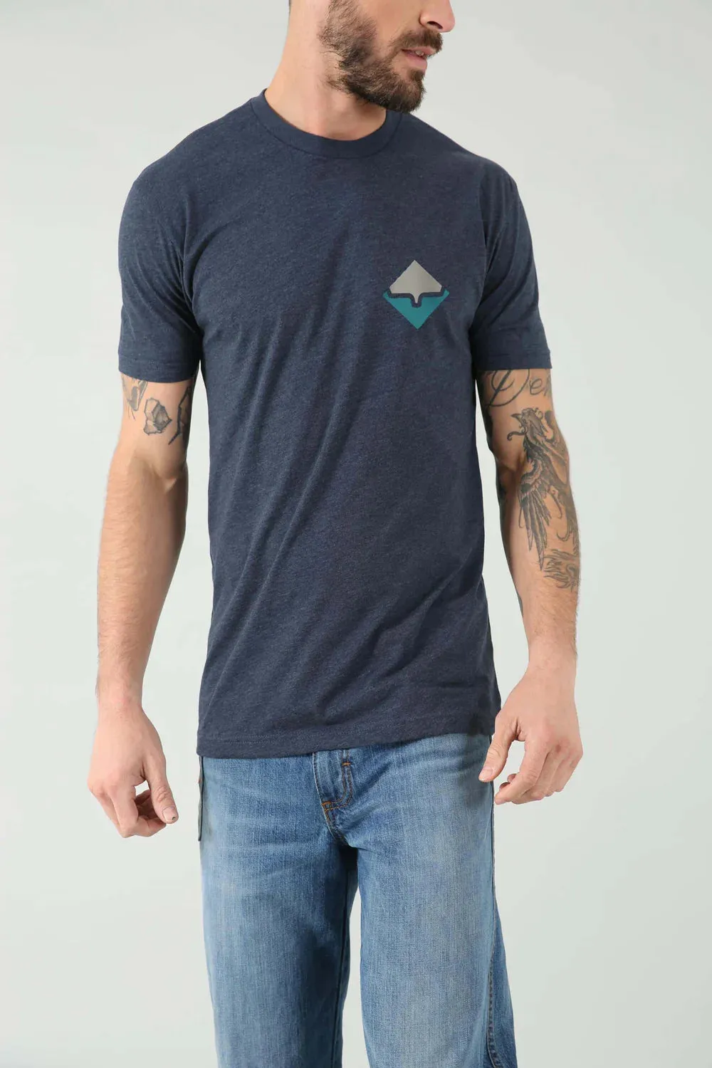 Cozy Wear Kimes Ranch Warmth T-Shirt in Midnight Navy