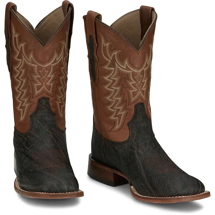 Tony Lama Men's Sayer 11" Elephant Boot in Nicotine Vintage City Trek Daily Mission