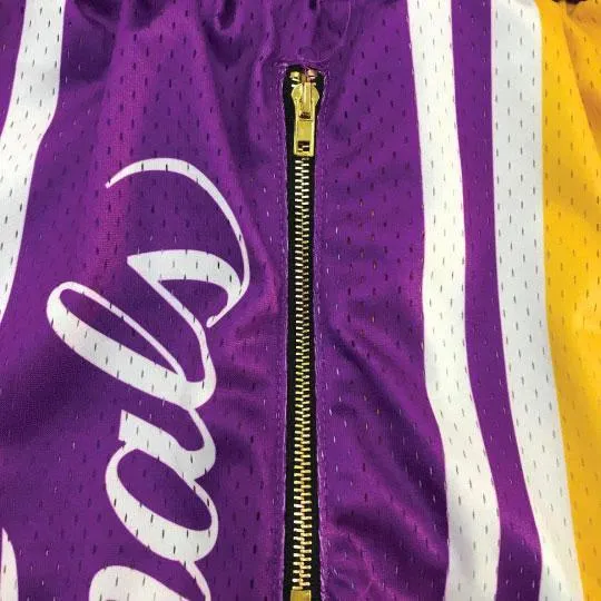 Abrasion Proof Fabric Lakers Championship Kobe Shorts