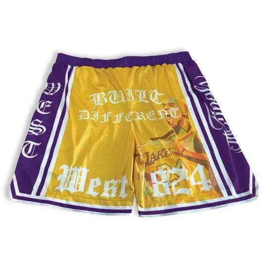 Lakers Championship Kobe Shorts tank top odor - absorbing