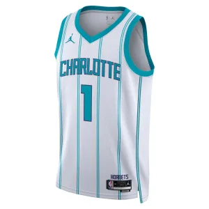 Functional Activewear Eco Friendly Fibers LaMelo Ball Charlotte Hornets Association Edition 2022/23 Dri-FIT NBA Swingman Jersey