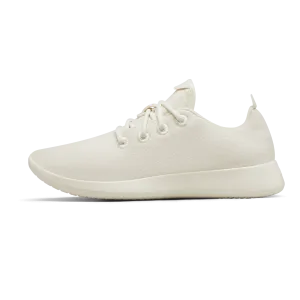 Men's Wool Runner - Natural White (Cream Sole) Travel Edge Seasonless Style