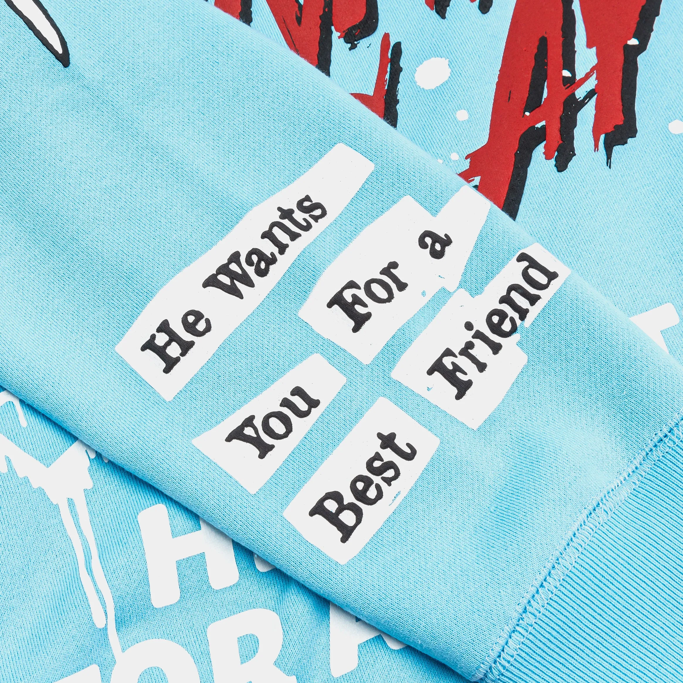 Weekend Sporty SP x Chucky Wanna Play Pullover Mens Hoodie (Blue/Red)