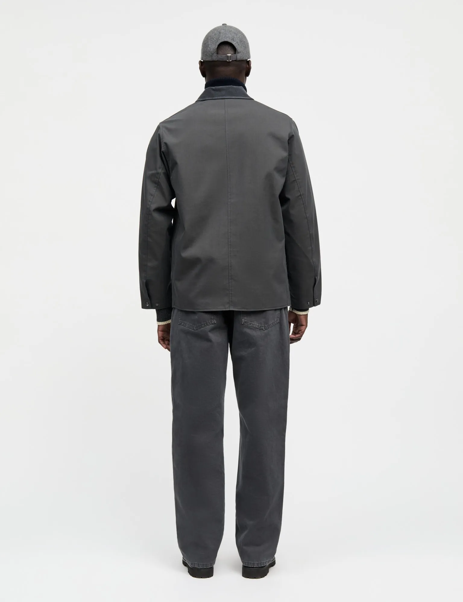 Repellent Weave Wilson Zip Jacket, Asphalt Convertible Sleeves