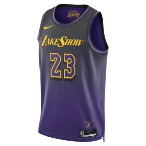 Performance Gear LeBron James Los Angeles Lakers 2024/25 City Edition Men's Nike Dri-FIT NBA Swingman Jersey