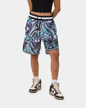 Easy Layering Carr?? X Kenny Scharf Krunch Time Ball Shorts Black