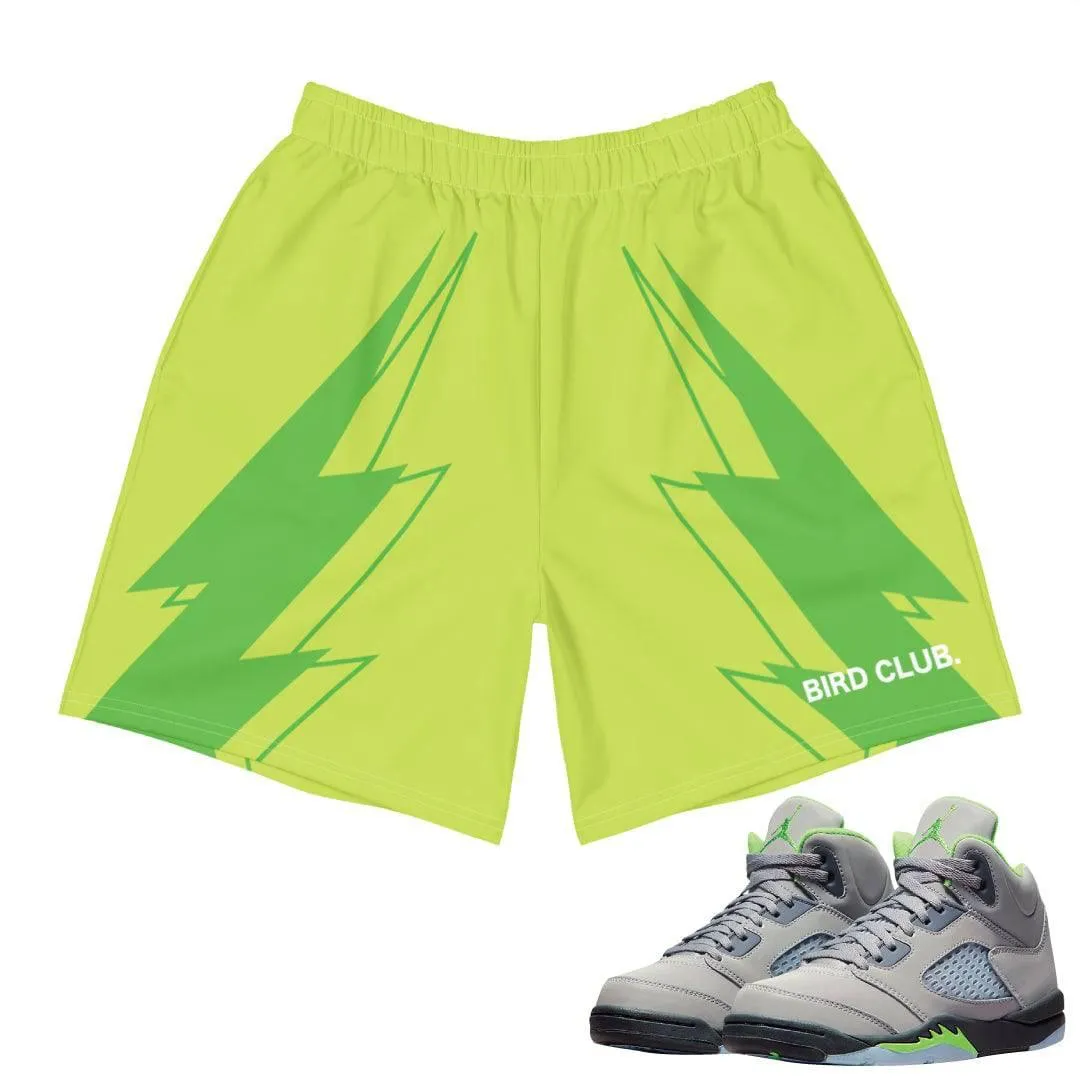 Retro 5 Green Bean Shorts Chill Wear