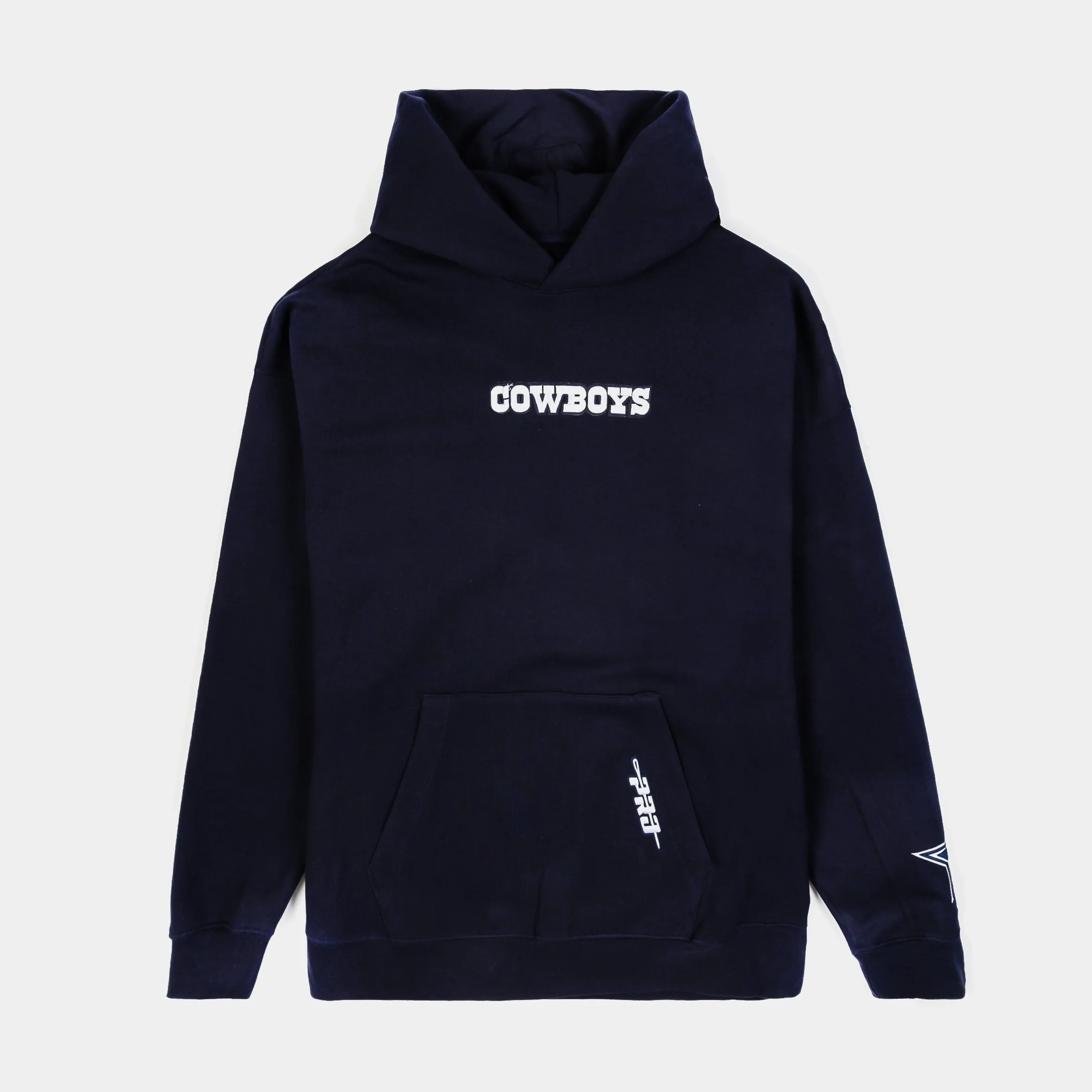 Dallas Cowboys Wingspan Pullover Mens Hoodie (Blue/White) Essential Chic Versatile Comfort