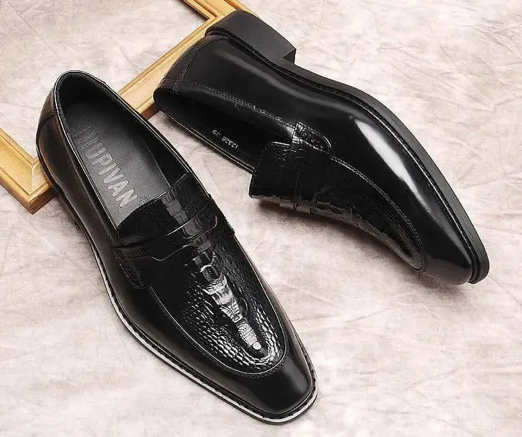 Angelo Leather Penny Loafers For Men Stone Lane
